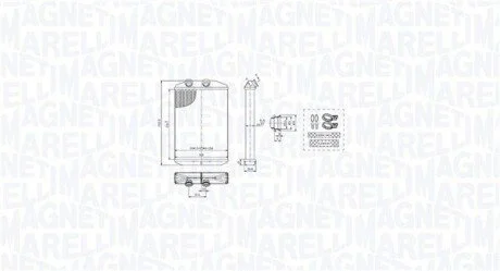 Nagrzewnica RENAULT KANGOO 1.5 dCi MAGNETI MARELLI 350218519000