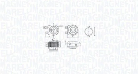 Chłodnica oleju RENAULT SCÉNIC I 1.9 dCi MAGNETI MARELLI 350300001900