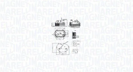 Chłodnica oleju LAND ROVER FREELANDER II 2.2TD4 MAGNETI MARELLI 350300002600