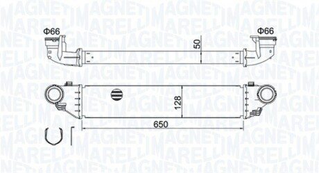 Intercooler MERCEDES CLASSE C MAGNETI MARELLI 351319204280