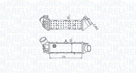 Intercooler, charger MAGNETI MARELLI 351319204490 (фото 1)