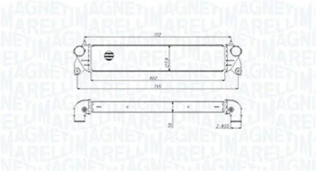 Intercooler FIAT/SUZUKI SEDICI, SX4 MAGNETI MARELLI 351319205300