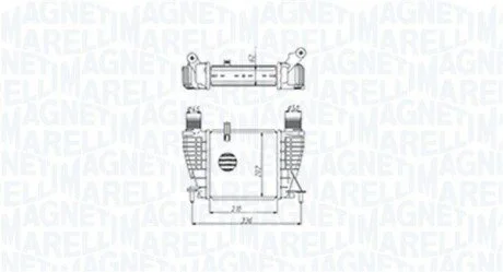 Intercooler, charger MAGNETI MARELLI 351319205320