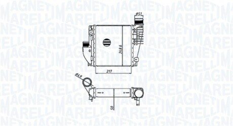 INTERCOOLER C/P 1.5-2.0BLUEHDI MAGNETI MARELLI 351319205330