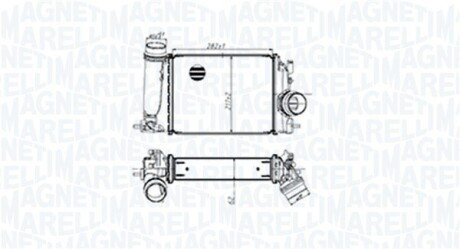 Intercooler, charger MAGNETI MARELLI 351319205480 (фото 1)