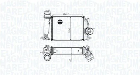 Intercooler, charger MAGNETI MARELLI 351319205480