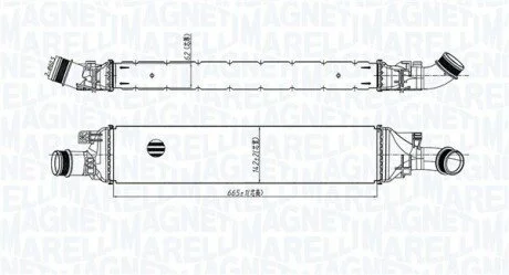 Фото 1 - інтеркулер AUDI Q3 2.0/2.0D 06.11-10.18 MAGNETI MARELLI 351319205600 Інтеркулер AUDI Q3 2.0/2.0D 06.11-10.18 MAGNETI MARELLI 351319205600 (фото 1)