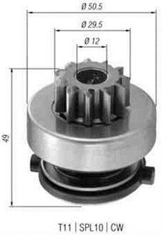 Бендікс стартера MAGNETI MARELLI 940113020366 (фото 1)