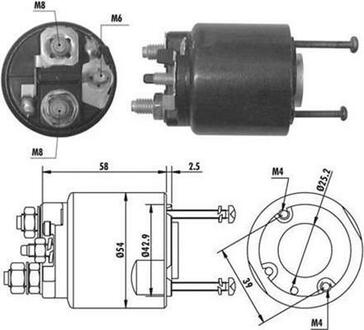 Втягуюче реле MAGNETI MARELLI 940113050064