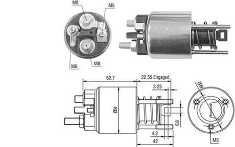 Соленоїд стартера MAGNETI MARELLI 940113050423