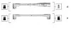 MAGNETI MARELLI Комплект высоковольтных проводов QUATTRO 2.2(MC/KW)  85-90 5 CIL. PASSAT 2,5 89- [941055110535]