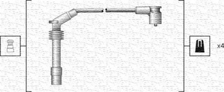 Дроти запалення, набір MAGNETI MARELLI 941318111159