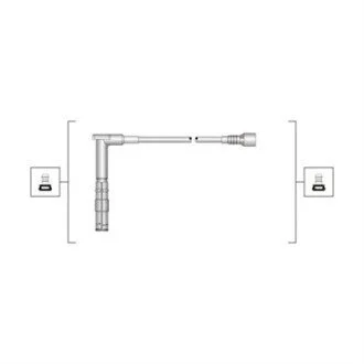 Высоковольтные провода MERCEDES C 180, 200, 220 MAGNETI MARELLI 941319170100