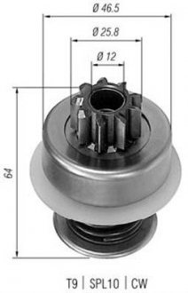 Бендикс AUDI FORD MERCEDES OPEL VOLVO SAAB [940113020016] MAGNETI MARELLI AMB0016