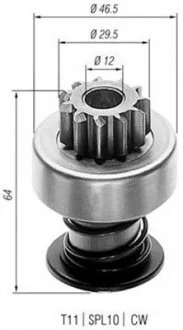 Бендикс FIAT LADA LANCIA SEAT [940113020025] MAGNETI MARELLI AMB0025