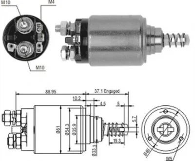 РЕЛЕ СТАРТЕРА - FIAT IHC MAGNETI MARELLI AME0187 (фото 1)