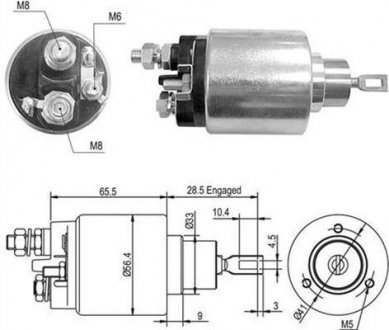 Соленоид Сitroen Jumper 2.8 HDI 02- MAGNETI MARELLI AME0429 (фото 1)