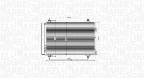 Конденсер кондиціонера MAGNETI MARELLI BC916 (фото 1)