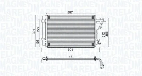 SKRAPLACZ KLIMAT. MAGNETI MARELLI BC951