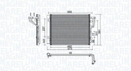 Радиатор HYUNDAI I30 DIESEL 07- MAGNETI MARELLI BC976 (фото 1)
