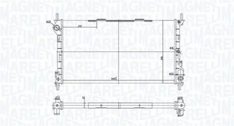 Радиатор охлаждения MAGNETI MARELLI BM1812