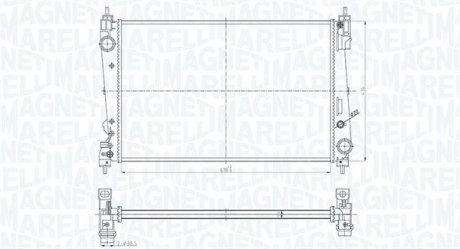 CHLODNICA WODY MAGNETI MARELLI BM1843 (фото 1)