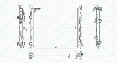 Радіатор охолоджування MAGNETI MARELLI BM1869