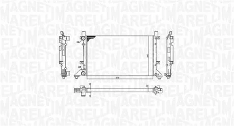 Радіатор охолоджування MAGNETI MARELLI BM1894