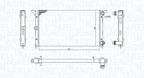 Радиатор охлаждения MAGNETI MARELLI BM1949