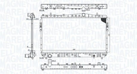 Радіатор охолоджування MAGNETI MARELLI BM1976