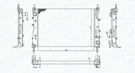 Радіатор охолоджування MAGNETI MARELLI BM1991