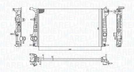 Радіатор охолоджування MAGNETI MARELLI BM1992
