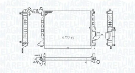 Радіатор охолоджування MAGNETI MARELLI BM2002