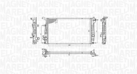 Радіатор охолоджування MAGNETI MARELLI BM2006