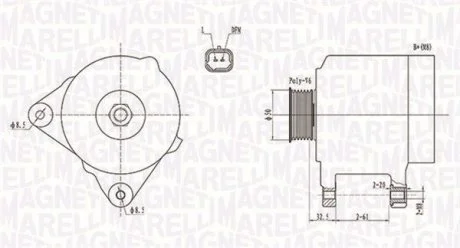 Alternator MAGNETI MARELLI MQA1824