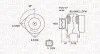 ALTERNATOR RENAULT MEGANE 1,9DCI 05- MAGNETI MARELLI MQA1827 (фото 1)