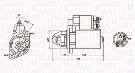 Rozrusznik MAGNETI MARELLI MQS1283 (фото 1)