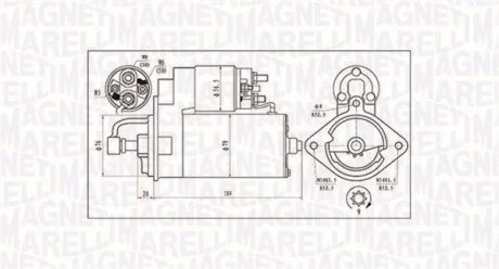 Стартер 5 Touring (E61), 03. MAGNETI MARELLI MQS984