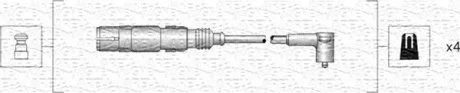 Комплект высоковольтных проводов SEAT CORDOBA,IBIZA III VW LUPO,POLO [941318111164] MAGNETI MARELLI MSK1164