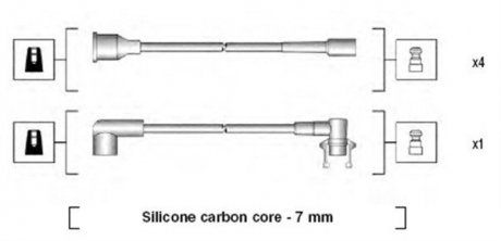 Набір проводів MAGNETI MARELLI MSK720