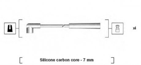 Набір проводів MAGNETI MARELLI MSK877 (фото 1)