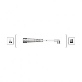 Комплект проводов зажигания MAGNETI MARELLI MSQ0055