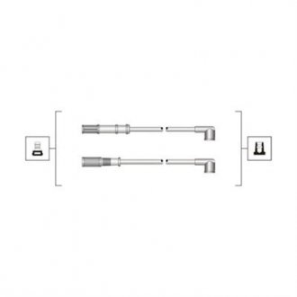 Дроти запалювання MAGNETI MARELLI MSQ0068