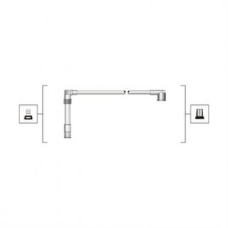 Дроти запалювання MAGNETI MARELLI MSQ0082