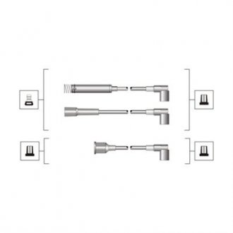 PRZEWODY OPEL WYS.NAP. 1,8-2,0 MAGNETI MARELLI MSQ0110