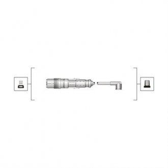 Высоковольтные провода SEAT 1.4, VW 1.0, 1.4 MAGNETI MARELLI MSQ0119