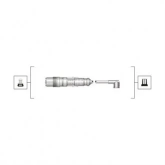 Провід запалювання POLO (6N2), 10.99-10 MAGNETI MARELLI MSQ0119