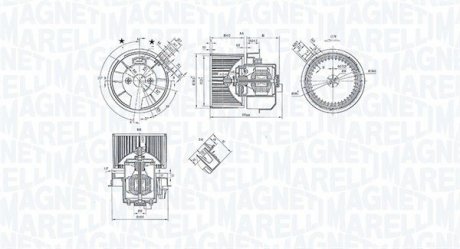 Вентилятор салона MAGNETI MARELLI MTE247AX