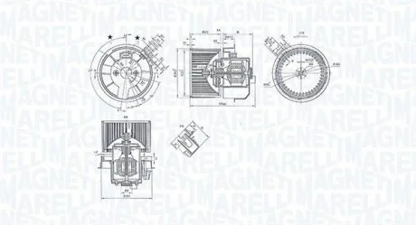 Вентилятор салона MAGNETI MARELLI MTE247AX