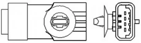 Лямбда-зонд LAGUNA III (BT0/1), MAGNETI MARELLI OSM006